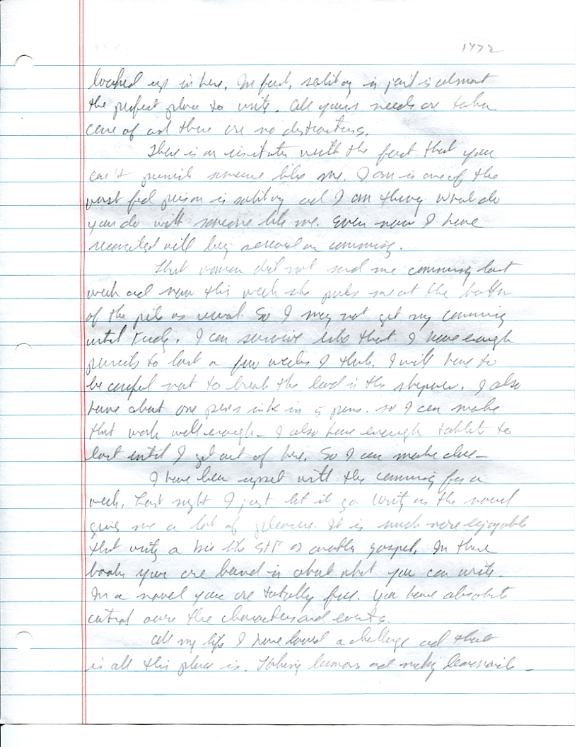 Dr John WorldPeace 2008 Prison Journal